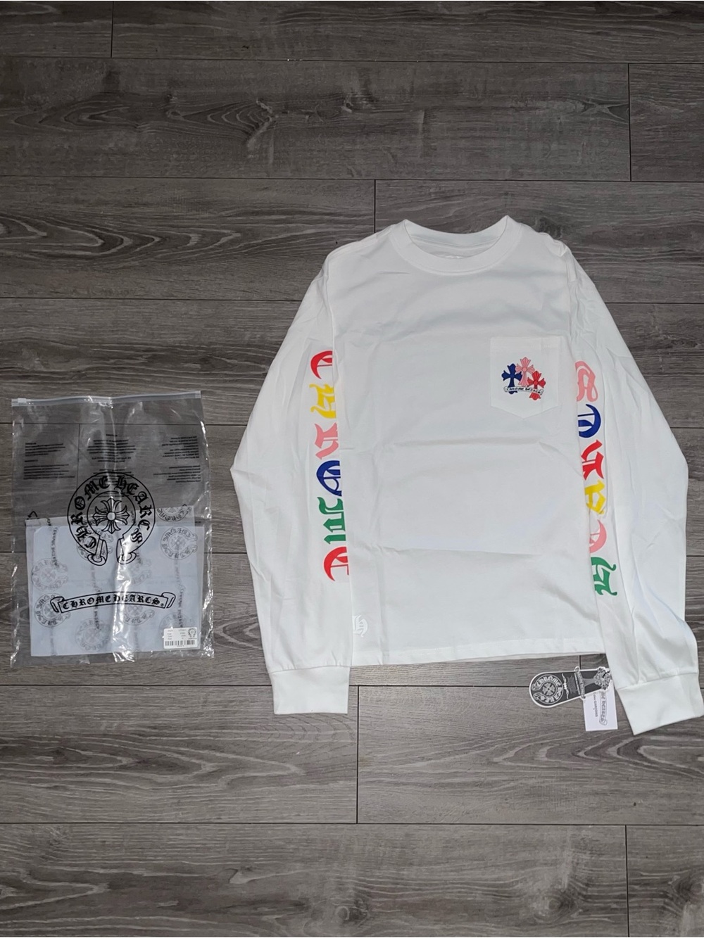 Chrome Hearts Multicolour Long Sleeve (White)